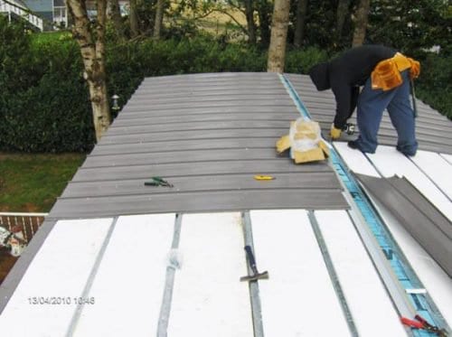 Installing Metal Roof Over Rubber Roof