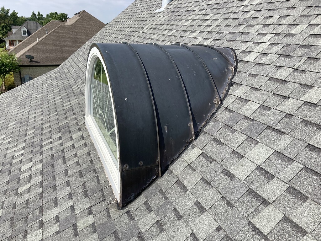 Metal Eyebrow Roof