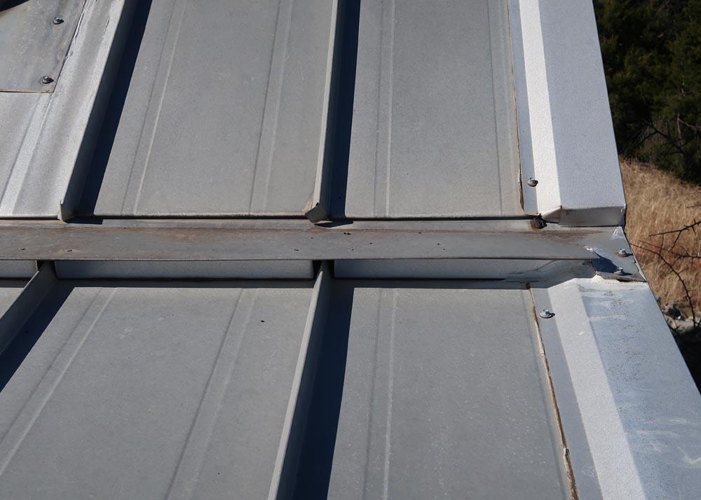 Joining Two Metal Roofs With Different Pitches