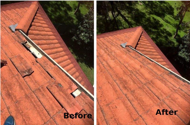 Roof Repair Before And After