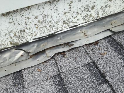 Roofer Did Not Replace Flashing