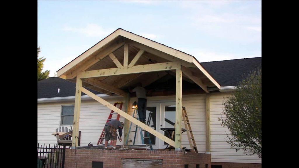 Adding A Gable Porch To An Existing Roof