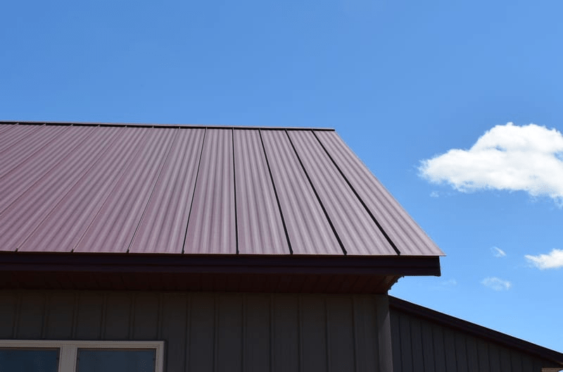 Standing Seam Metal Roof Gable End
