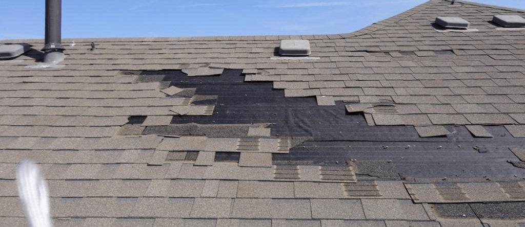 Storm Blew Shingles Off Roof