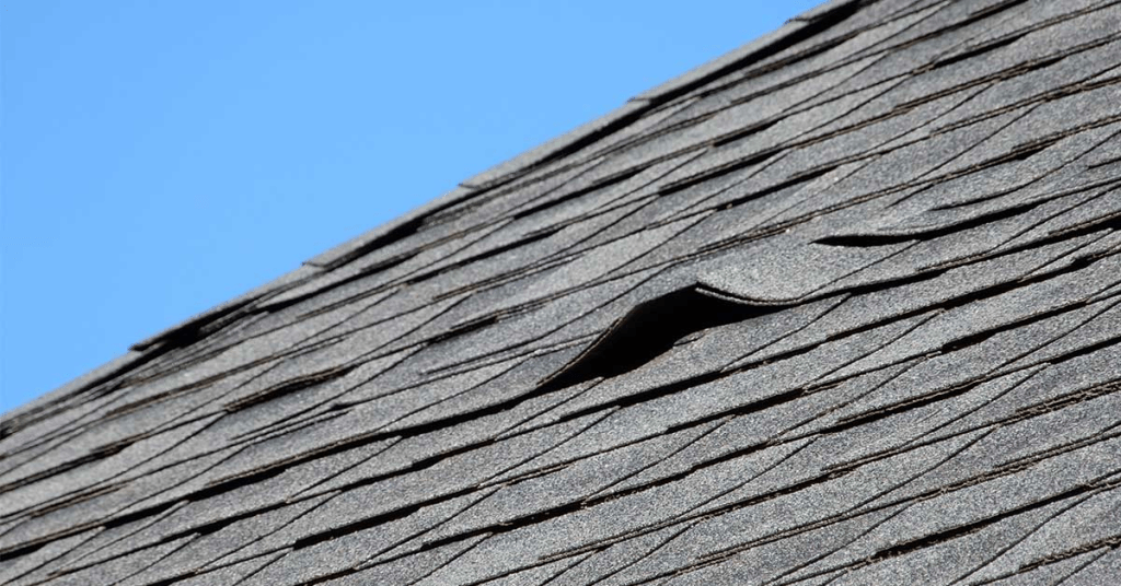 Wind Damage Roof Shingles