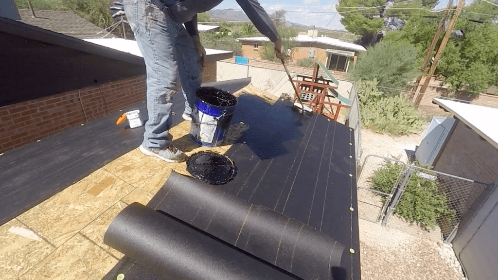 Installing Tar Paper On Roof