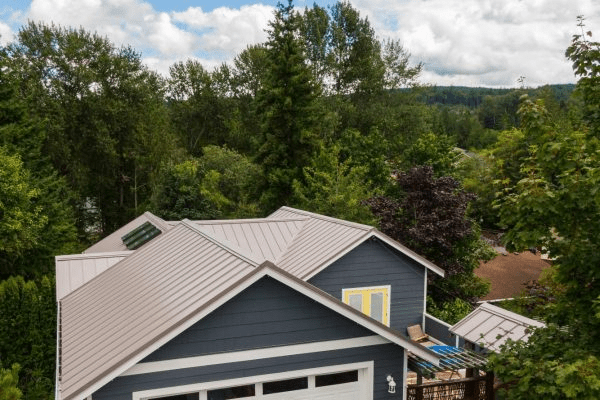 Zinc Grey Metal Roof