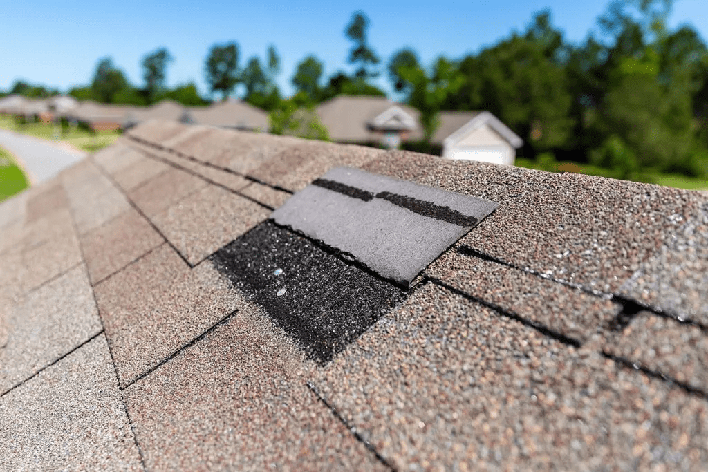 Shingles Missing On Roof