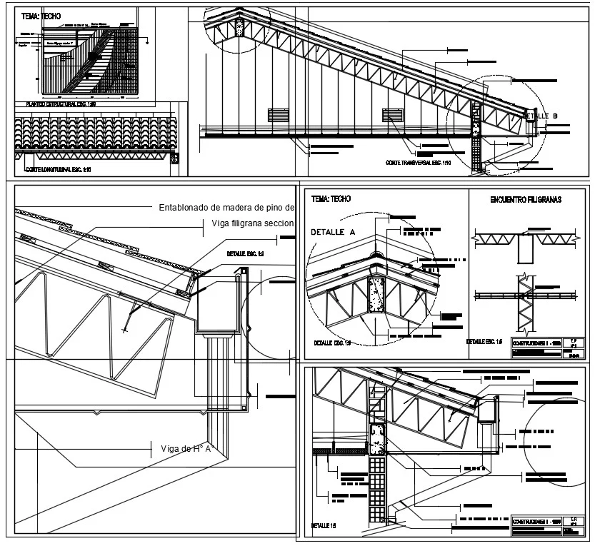 Metal Roof Detail Drawing