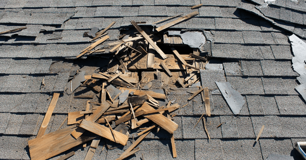 Shingles Flying Off Roof