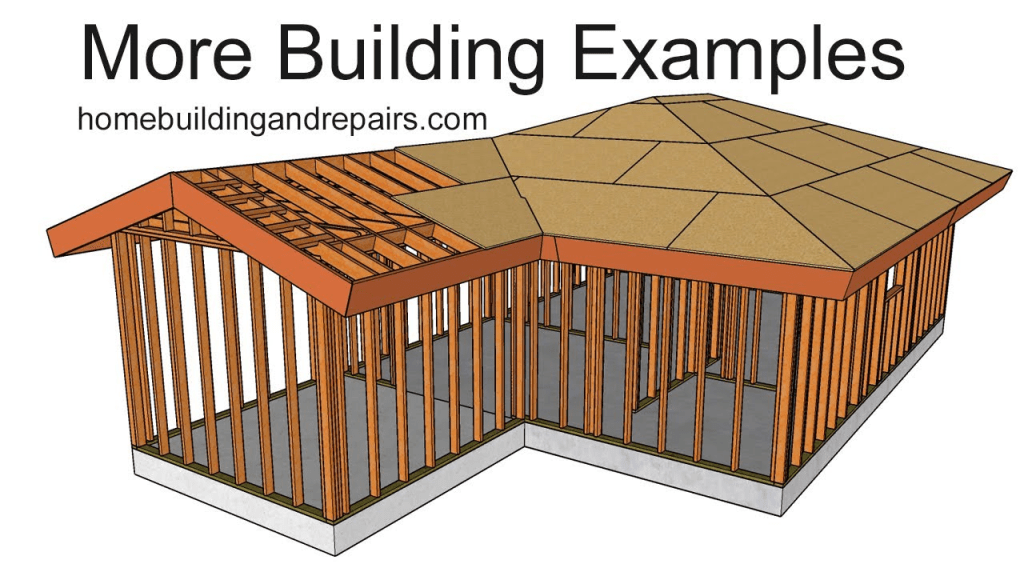 How To Frame A Gable Roof Into An Existing House