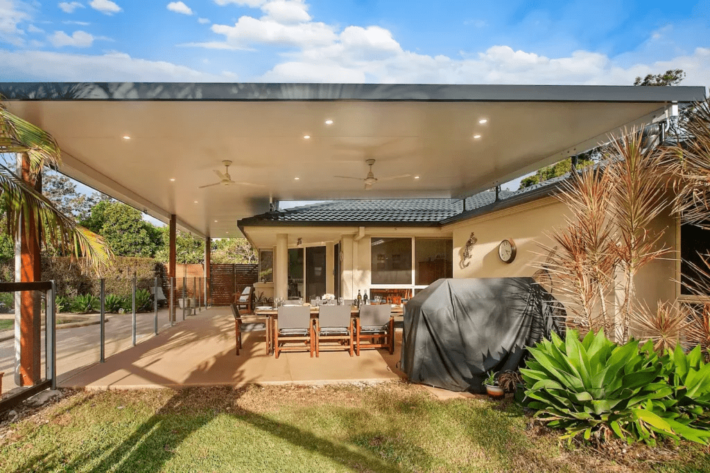 Adding A Raised Patio With A Roof To Your House