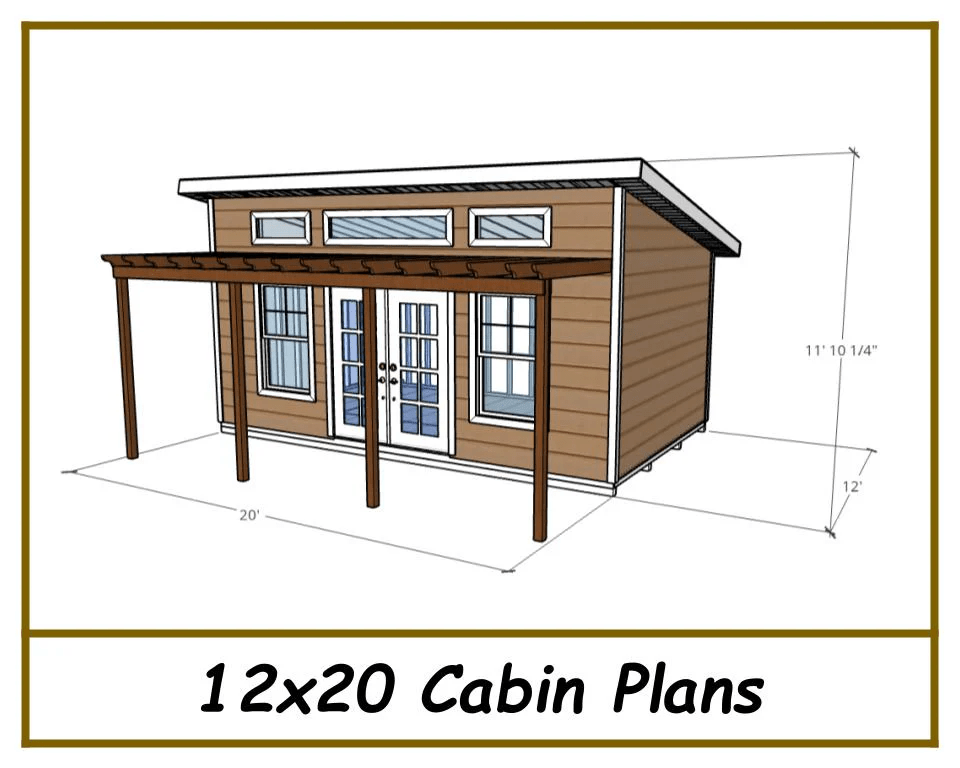 Building Plans and Material List for a 12 x 20 Shed Roof House – A Complete Guide