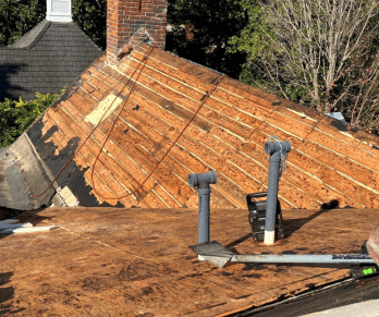 Cost To Replace Wood Decking Underneath Roof On Ranch House