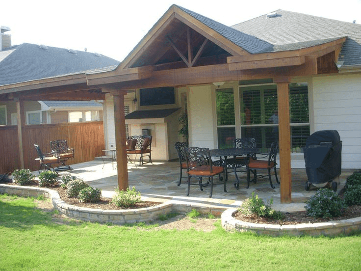 Different Back Porch Roofing Design On A One Story House: Creative Ideas to Enhance Your Outdoor Space