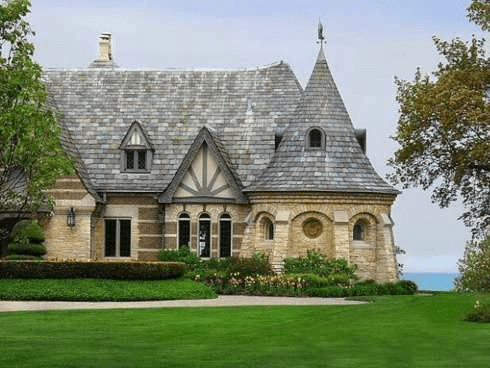 Empty Stone Manor House With Unique Curved Roof in Normandy: Discovering the Timeless Charm