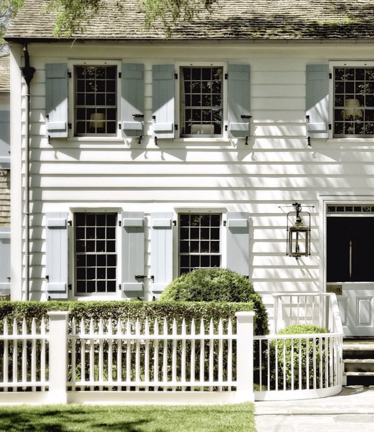 Fordem Ave Wiliford Conneticute House Iron Fence White Flat Roof: A Timeless Architectural Delight