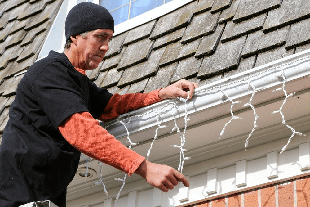 How To Hang Christmas Lights On Houses With Tile Roofs