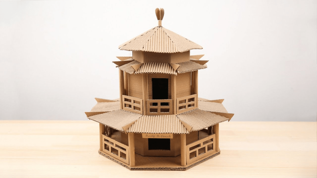 How To Make Chinese House Roof Out Of Clay Slab