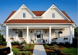 Metal Red Roof House With Tan Or Light Brown Trim: Design & Tips