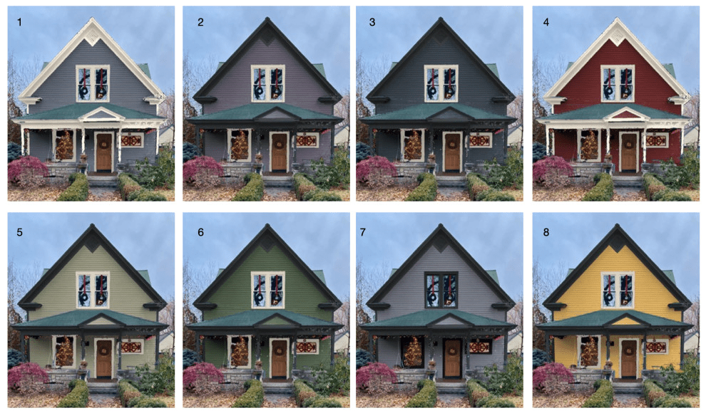 Most Popular Color To Paint Your House With Green Roof