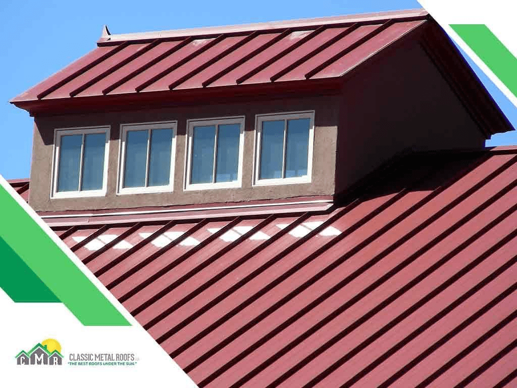 Show How Metal Roofing Red By Mrs Looks On Houses