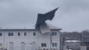 The Cruel Wind Tore Off the Roof of the House