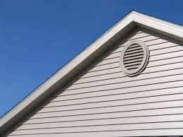 The Heating Vent Is On Side of House Not Roof