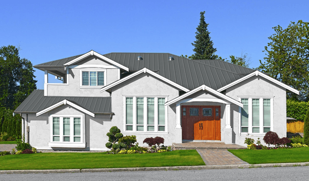 What Color Aluminum Roof Goes Best With A Gray House