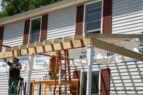 Porch Roof Attaching Ledger Board To House For Roof: Step-by-Step Guide