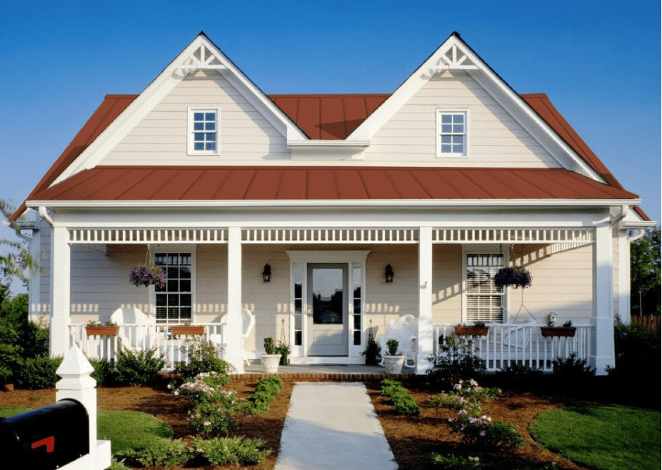 What Color House Looks Good With A Red Roof?
