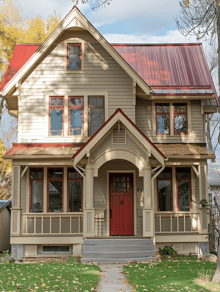 Best Color For A House With A Red Roof (2026 Guide)