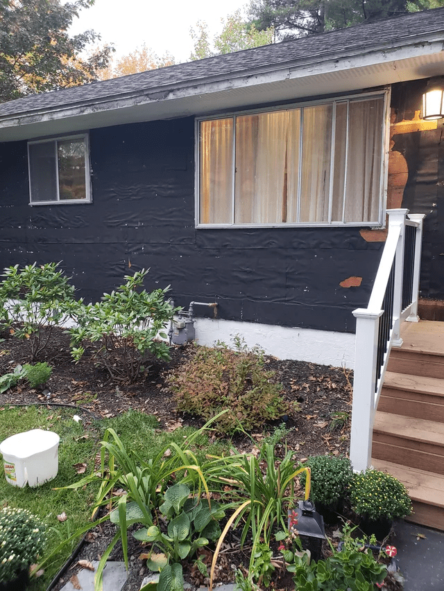 Old House Add New Roofing Paper Inside Exterior Wall Guide