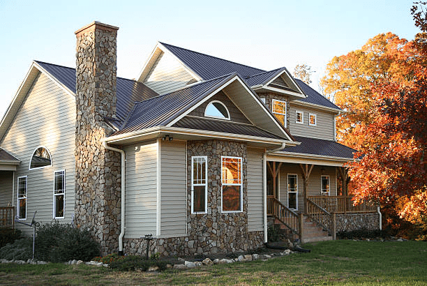 A House With A Metal Roof At An Angle Guide