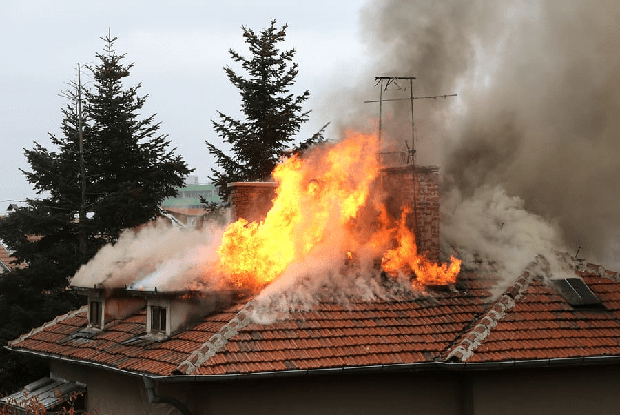 A Wooden Roof Makes A House Susceptible To Fire